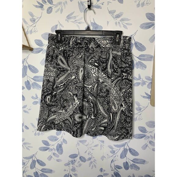 Loft Paisley Print Above The Knee Skirt Size S - Picture 1 of 5